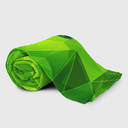 Плед флисовый Ford green poly, цвет: 3D-велсофт — фото 2