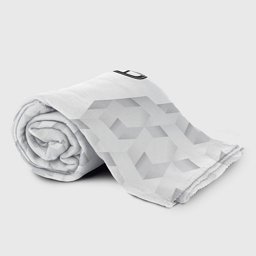 Плед Geely white poly / 3D-Велсофт – фото 2
