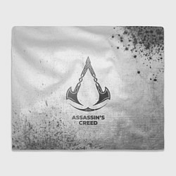 Плед флисовый Assassins Creed - white gradient, цвет: 3D-велсофт