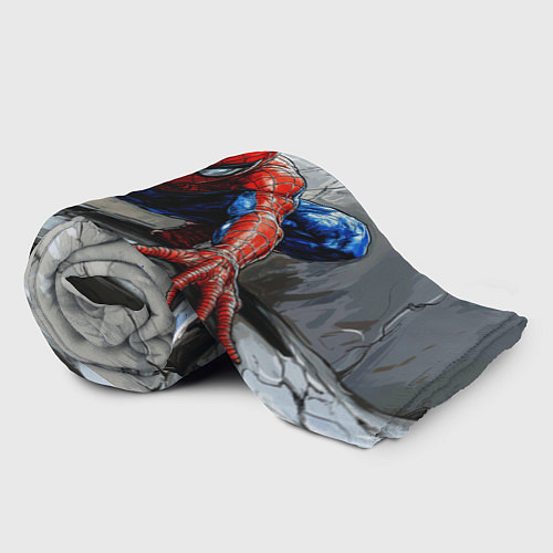 Плед Человек-паук палзет на стене / 3D-Велсофт – фото 2