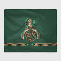 Плед флисовый Славянская богиня Берегиня, цвет: 3D-велсофт