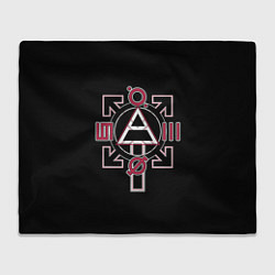 Плед флисовый 30 Seconds to Mars - poster, цвет: 3D-велсофт