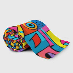 Плед флисовый Кислая геометрия, цвет: 3D-велсофт — фото 2