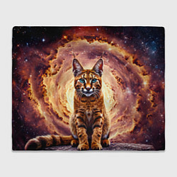 Плед флисовый Каракет в космосе, цвет: 3D-велсофт