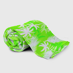 Плед флисовый Кислотные тропики, цвет: 3D-велсофт — фото 2