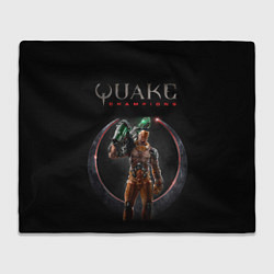 Плед флисовый Quake champions - Visor, цвет: 3D-велсофт