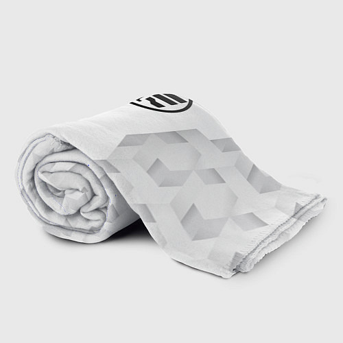 Плед FAW white poly / 3D-Велсофт – фото 2