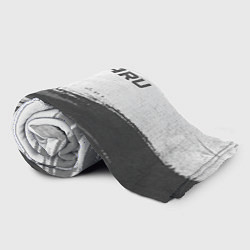 Плед флисовый Subaru - white gradient посередине, цвет: 3D-велсофт — фото 2