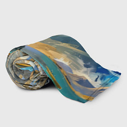 Плед флисовый Мальчик и лодка, цвет: 3D-велсофт — фото 2