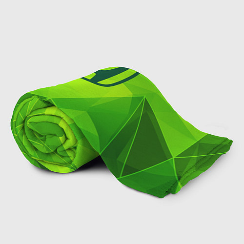 Плед Honda green poly / 3D-Велсофт – фото 2