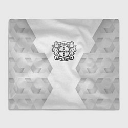 Плед флисовый Bayer 04 white poly, цвет: 3D-велсофт