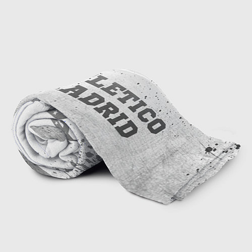 Плед Atletico Madrid - white gradient по-горизонтали / 3D-Велсофт – фото 2