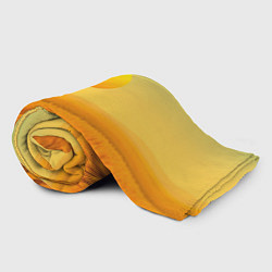 Плед флисовый Закат над пшеничным полем, цвет: 3D-велсофт — фото 2