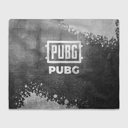 Плед флисовый PUBG - grey gradient, цвет: 3D-велсофт
