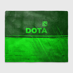 Плед флисовый Dota - green gradient посередине, цвет: 3D-велсофт