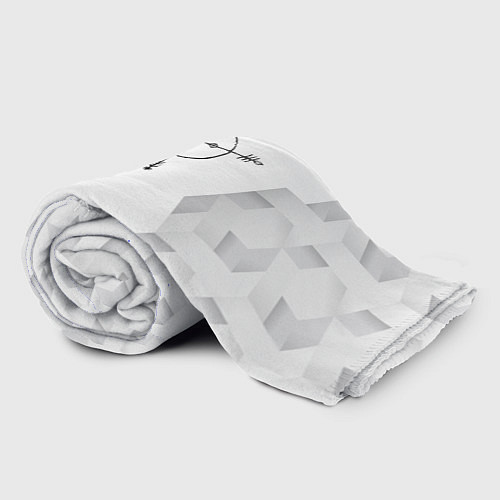 Плед Megadeth white poly / 3D-Велсофт – фото 2