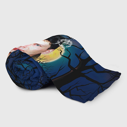 Плед Юрий Хой полнолуние / 3D-Велсофт – фото 2