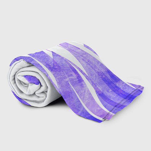Плед Color white purple / 3D-Велсофт – фото 2