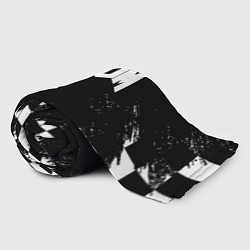 Плед флисовый Doom краски клетка, цвет: 3D-велсофт — фото 2