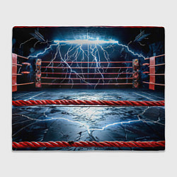 Плед флисовый Ринг и молния, цвет: 3D-велсофт