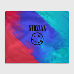 Плед флисовый Nirvana жидкие краски, цвет: 3D-велсофт