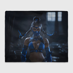 Плед флисовый Китана с косичками, цвет: 3D-велсофт