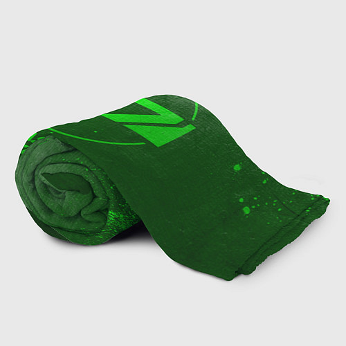 Плед Mass Effect - green gradient / 3D-Велсофт – фото 2