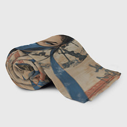 Плед флисовый Mortal Kombat - Kitana, цвет: 3D-велсофт — фото 2