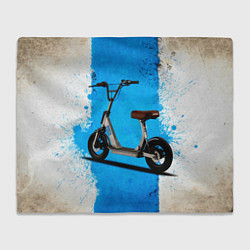 Плед флисовый Самокат с сиденьем, цвет: 3D-велсофт