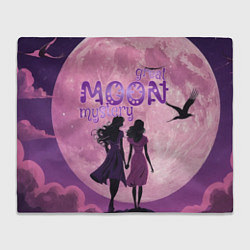 Плед флисовый Great moon mystery, цвет: 3D-велсофт