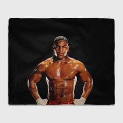 Плед флисовый Молодой Тайсон, цвет: 3D-велсофт