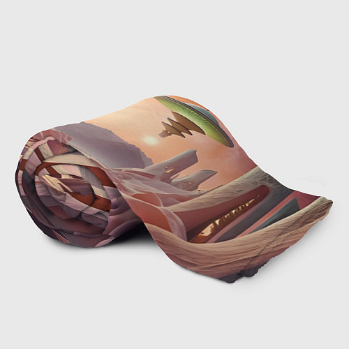 Плед Фантастический инопланетный город / 3D-Велсофт – фото 2