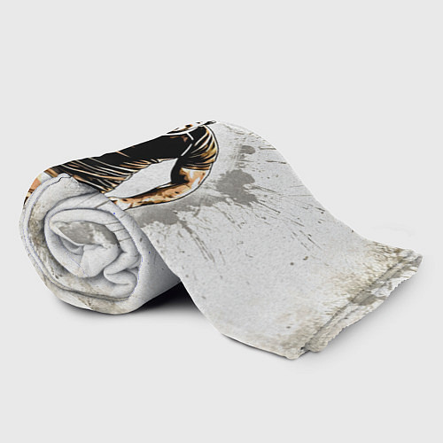 Плед Регбист в сером / 3D-Велсофт – фото 2