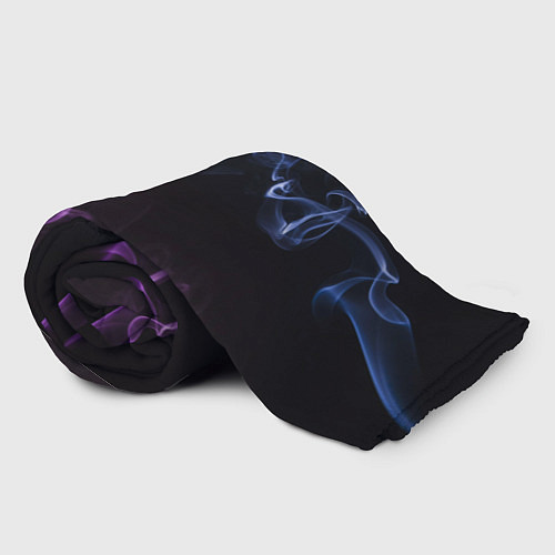 Плед Color black blue pink / 3D-Велсофт – фото 2