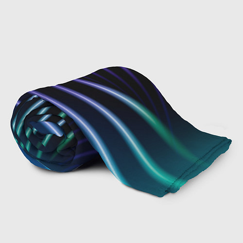 Плед Color black blue / 3D-Велсофт – фото 2