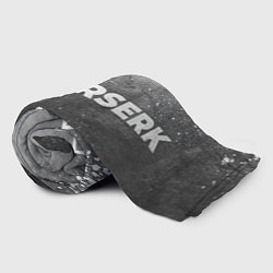Плед флисовый Berserk - grey gradient по-горизонтали, цвет: 3D-велсофт — фото 2
