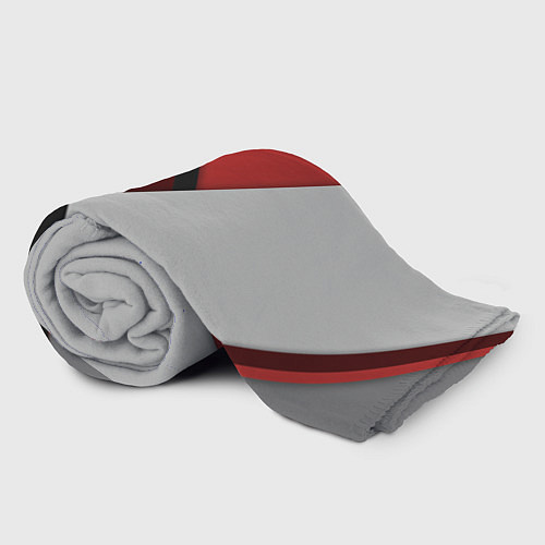 Плед Color black red grey / 3D-Велсофт – фото 2