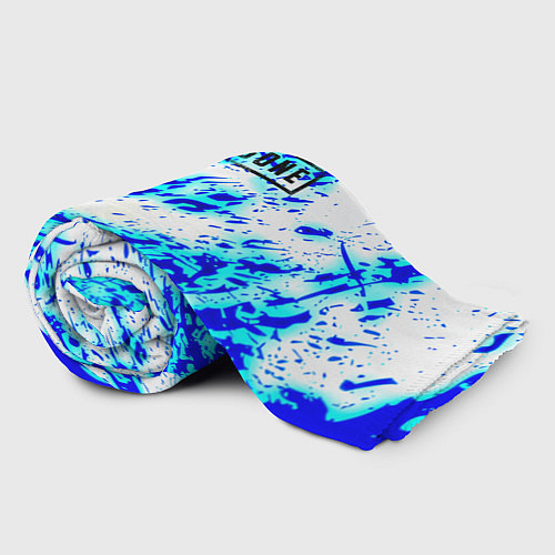 Плед Daysgone голубые краски / 3D-Велсофт – фото 2