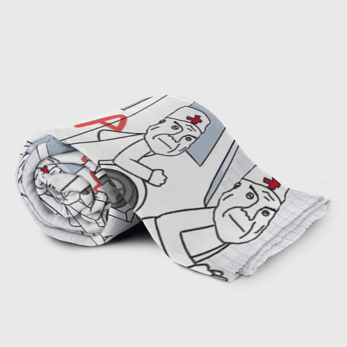 Плед Дурка мем скорая / 3D-Велсофт – фото 2