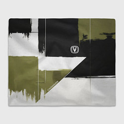 Плед флисовый Changan логотип, цвет: 3D-велсофт