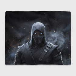 Плед флисовый Нуб Сайбот синие глаза, цвет: 3D-велсофт