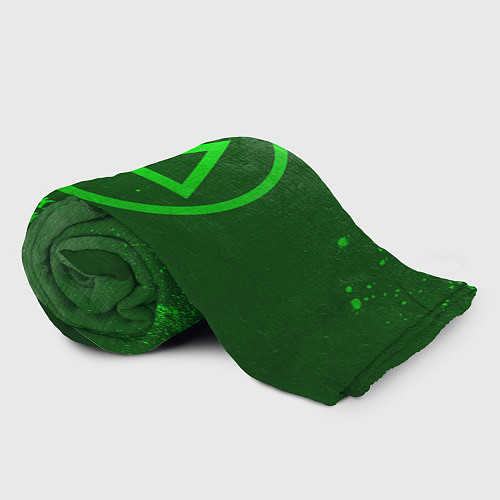 Плед Linkin Park - green gradient / 3D-Велсофт – фото 2