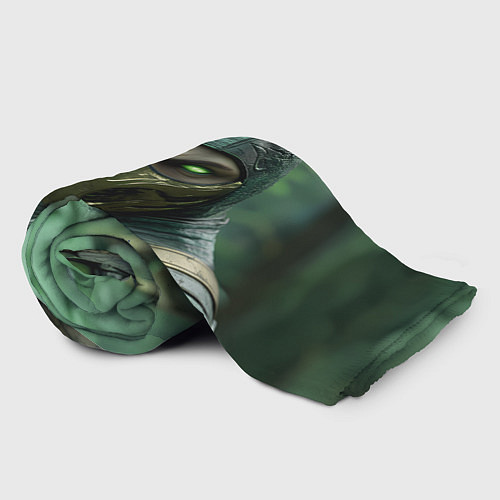 Плед Рептилия в классической маске / 3D-Велсофт – фото 2