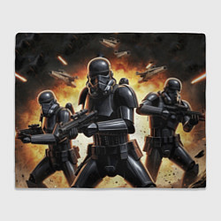 Плед флисовый Клоны звездные войны, цвет: 3D-велсофт