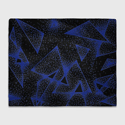Плед флисовый Triangles with dots, цвет: 3D-велсофт