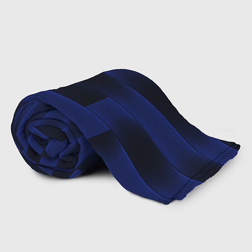 Плед Color blue square / 3D-Велсофт – фото 2