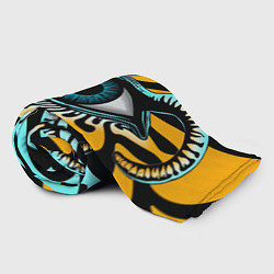 Плед флисовый Глаз - психоделика, цвет: 3D-велсофт — фото 2