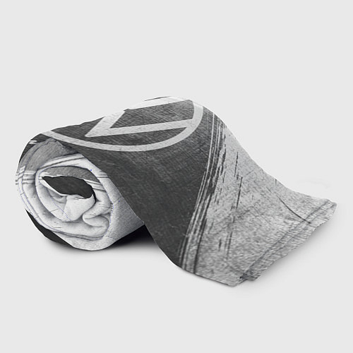 Плед Volkswagen - grey gradient / 3D-Велсофт – фото 2