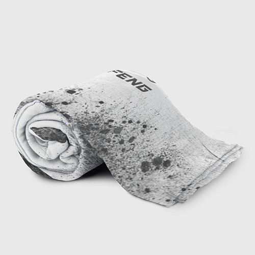 Плед Dongfeng - white gradient посередине / 3D-Велсофт – фото 2