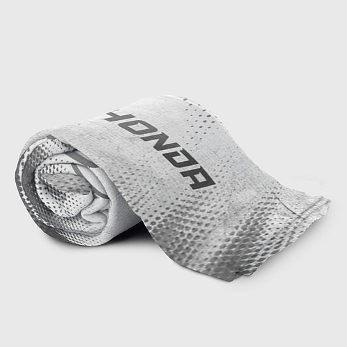 Плед Honda - white gradient по-горизонтали / 3D-Велсофт – фото 2